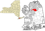Nassau County New York incorporated and unincorporated areas Brookville highlighted.svg