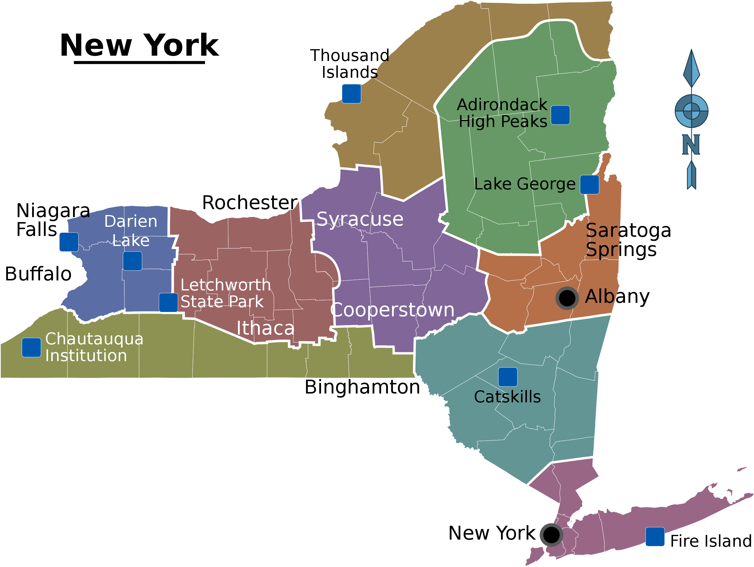 REGIONS MAP