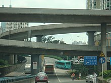 Urban interchange in Shenzhen Ngaajyunlapgaau.JPG