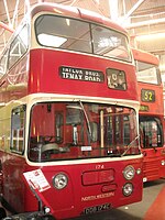 North Western bus 174 (DDB 174C), Museum Transportasi di Manchester, 31 Maret 2010.jpg