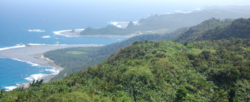 View of Cape Espiritu Santo or the Northeastern tip of Samar island