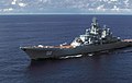 基洛夫級二號艦伏龙芝号（Frunse，後改名拉扎耶夫海軍上將號），攝於1985年時。