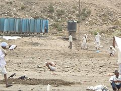 Open defecation in Pandharpur, a pilgrimage town in India