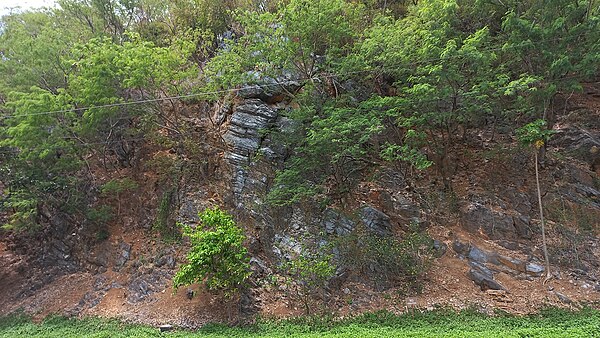 Limestone outcrop somewhere in barangay Cuyambay