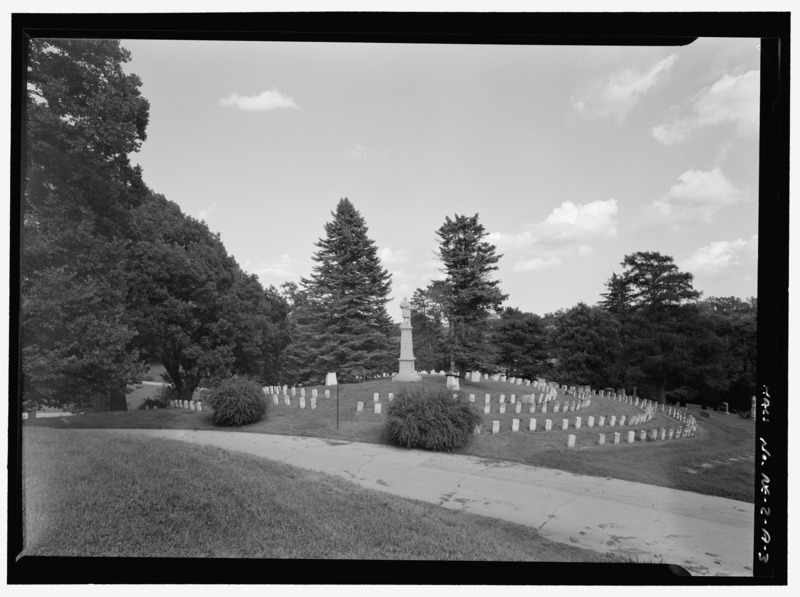 File:Overview of the site. View to northeast - Forest Lawn Cemetery, 40th Street and Forest Lawn Avenue, Omaha, Douglas County, NE HALS NE-2-3.tif