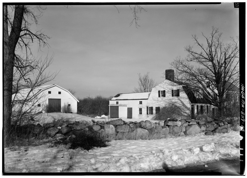 File:PERSPECTIVE VIEW OF WEST SIDE SHOWING BARN TO THE NORTH - Hartwell Tavern, Virginia Road, Lincoln, Middlesex County, MA HABS MASS,9-LIN,7-13.tif