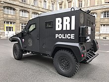 Petit véhicule protégé de la BRI-PP.