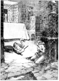 Eventyret illustrert av den britiske bokillustratøren Helen Stratton (1867–1961) i 1899