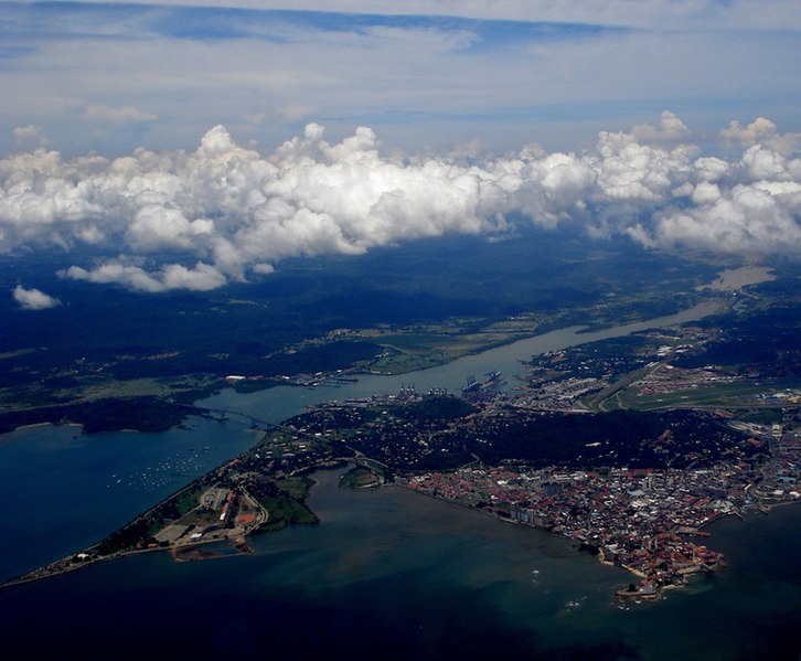 File:Panama Canal - Pacific Side Entrance.jpg