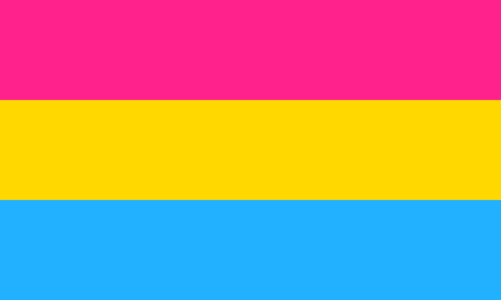 Pansexualita - zástava
