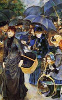 Parapluies, 1881-86, National Gallery, Londre