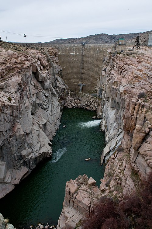 Pathfinder Dam on the North Platte River