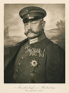 1914 Paul von Hindenburg (1914) von Nicola Perscheid