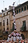 Pilar de 7 amb folre dels Minyons de Terrassa