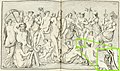 Саркофаг, датированный ок. 350 г. н. э., представляющий свадьбу Пелея и Фетиды (обратите внимание на увеличение с предметом, который Морфей держит в руках)