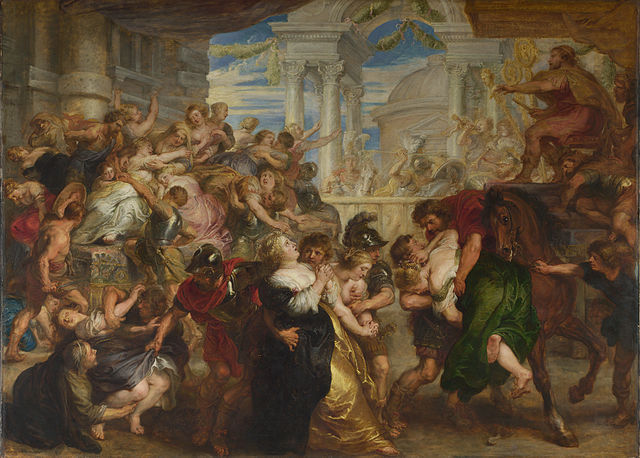 The Rape of the Sabine Women, by Peter Paul Rubens