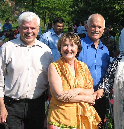 Peter Tabuns, Marilyn Churley and Jack Layton at a South Asian Unity Picnic - 2008