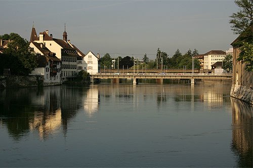 Modern Wengi bridge; the Roman bridge was north of this point.