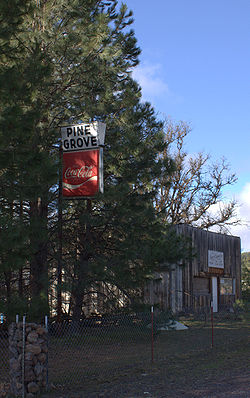Pine Grove sign - Pine Grove Wasco County Oregon.jpg