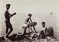 9621 recto. Ragazzi al mare. / Boys by the seashore.