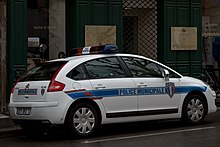 Police municipale Citroen C4 in Aix-en-Provence (France) Police municipale 20100508 Aix-en-Provence 1.jpg