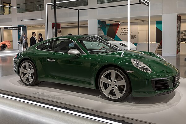 The 1 millionth 911 produced on display at Volkswagen Group Forum, Berlin