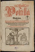 Postylla domowa w polskim tłumaczeniu Hieronima Maleckiego, wydana w 1574[b]