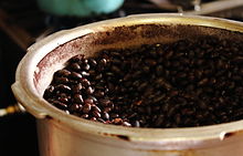 Preparación de frijoles.