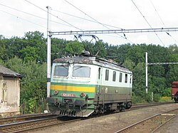 Lokomotiva 121.011 oblast stanice Převýšov