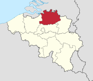 Provincie Antwerpen in Belgium.svg