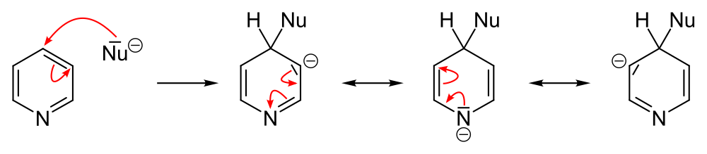 Nucleophilic substitution in 4-position