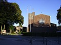 Römisch-katholische St.Paulus-Kirche im Ortskern von Billstedt