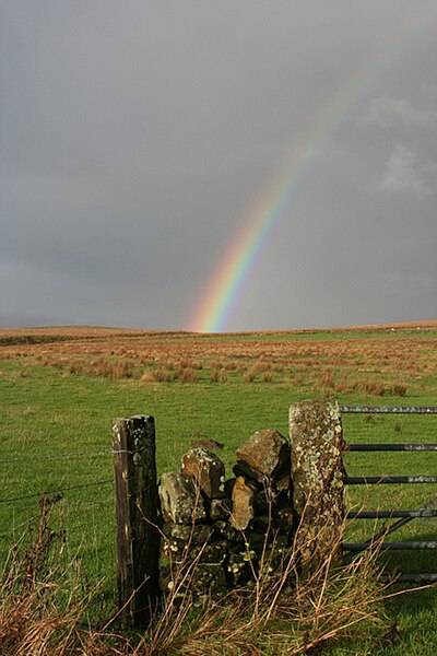 File:Rainbow over Ewe Hill - geograph.org.uk - 4784094.jpg