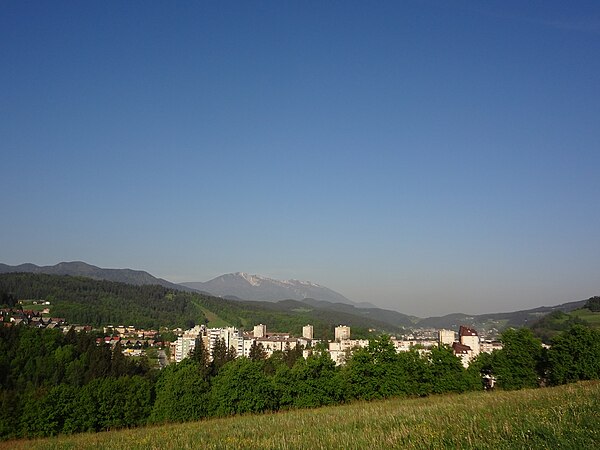 Typical Lower Carinthian landscape in Ravne na Koroškem.