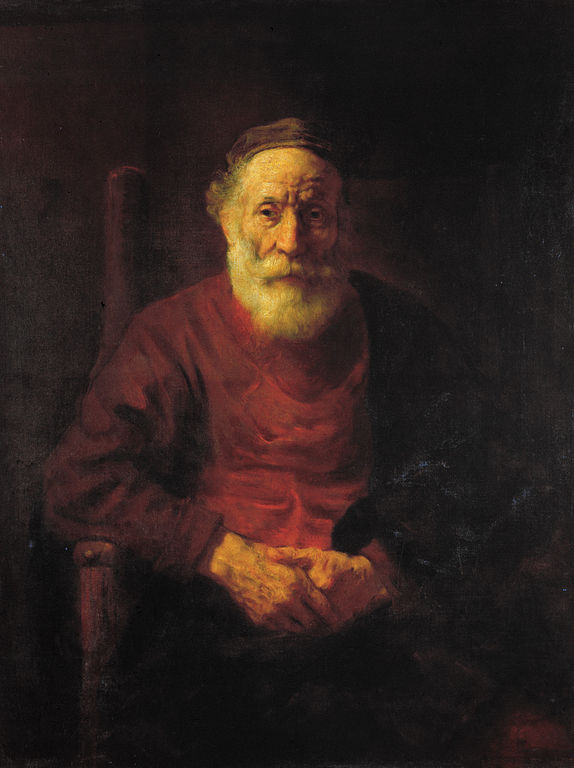 Críptido: Eldrauð 574px-Rembrandt_Harmenszoon_van_Rijn_-_An_Old_Man_in_Red