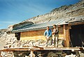 Renovation of Monte Leone hut in 1989 and 1990