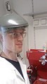 Researcher wearing face shield.jpg