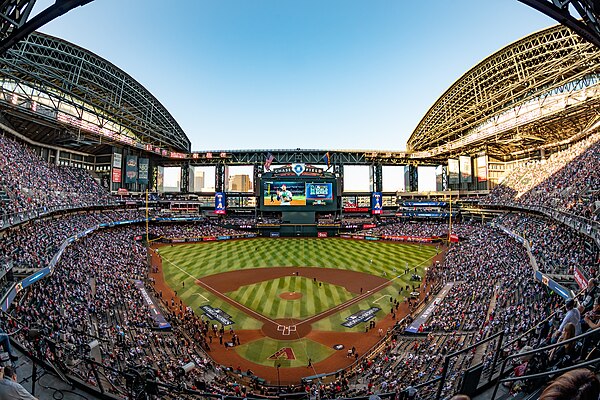 Chase Field during the 2023 World Series