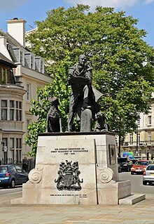 مجسمه رابرت گروسنور ، وست مینستر ، لندن. JPG