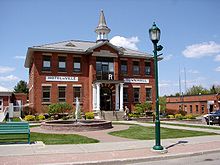 Town hall in Rockland Rockland town hall.JPG