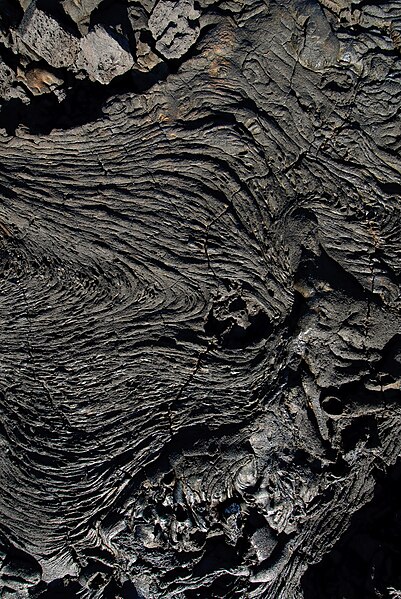 File:Ropy Pahoehoe Lava on Santiago island in Galapagos Islands.jpg