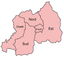 Ruanda tartományai
