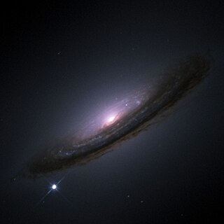 NGC 4526 Lenticular galaxy in the constellation Virgo