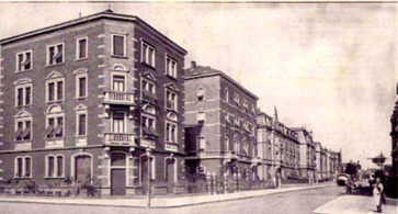 Ecke Luitpoldstraße / Sattlerstraße. Blickrichtung Altstadt um 1900