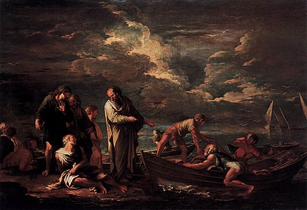 Pythagore et le pêcheur, 1662 Gemäldegalerie (Berlin)