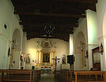 Interno della chiesa di San Lorenzo.