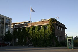 Edificio de la administración del puerto (dibujado en 1929) en Jätkäsaari en Helsinki
