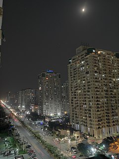 Noida City in Uttar Pradesh, India