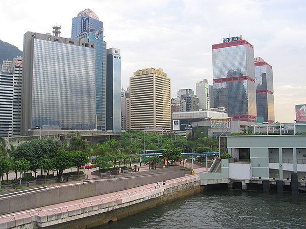 Coastal business buildings in Sheung Wan