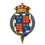 Shield of arms of Henry Somerset, 8th Duke of Beaufort, KG, PC, DL.png